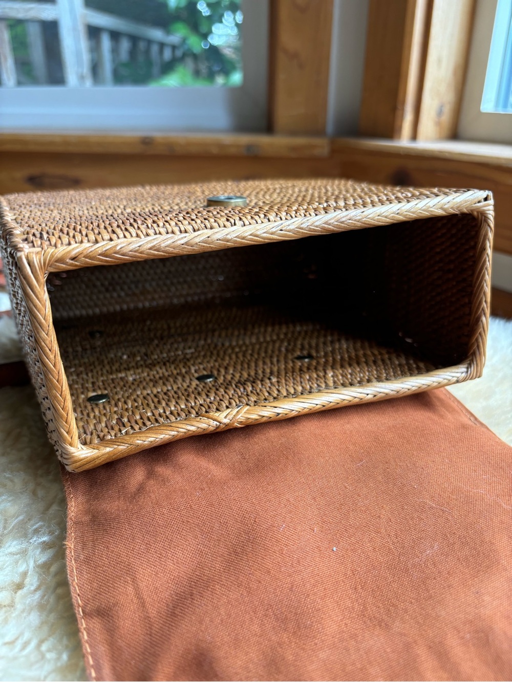 Vintage Woven Basket Purse - Picture 9 of 12